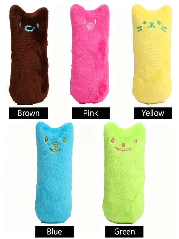Thumb-Shaped Catnip Plush Toy – Soft & Silly