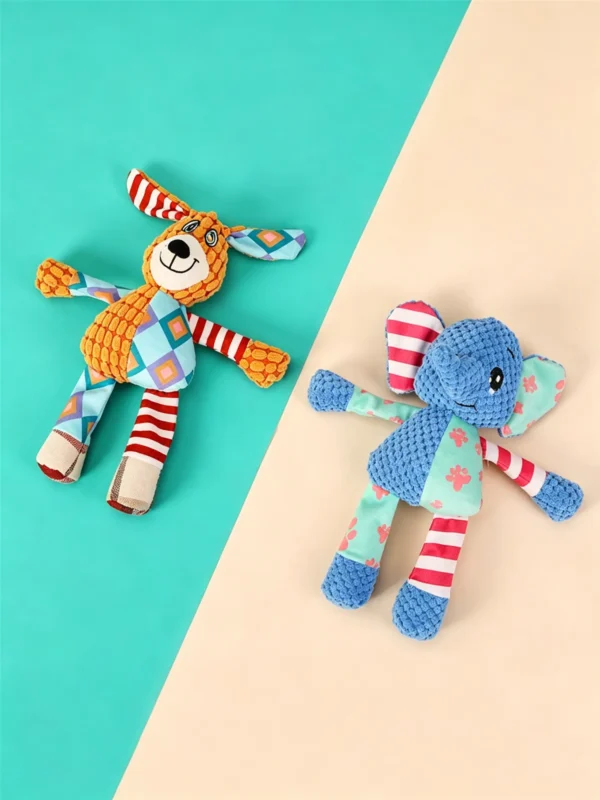 Squeaky Animal-Shaped Plush Toy for Pets – Soft & Fun