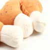Squeaky Chicken Drumstick Plush Toy for Cats