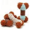 Squeaky Bone Plush Toy for Dogs