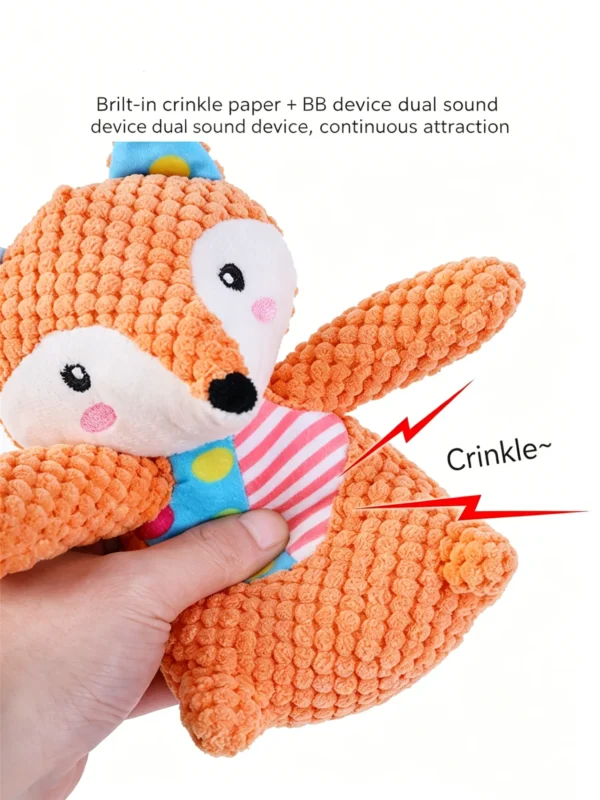 Squeaky Animal-Shaped Plush Toy for Pets – Soft & Fun