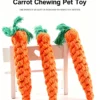 图片处理与翻译_副本-compressed Woven Cotton Carrot Chew Toy for Dogs – Durable & Fun