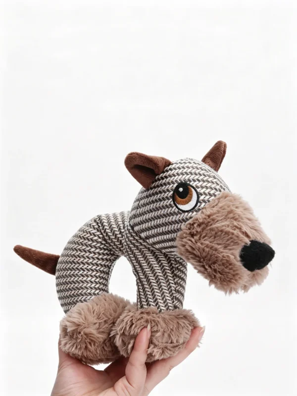 Squeaky Animal Plush Toy for Pets