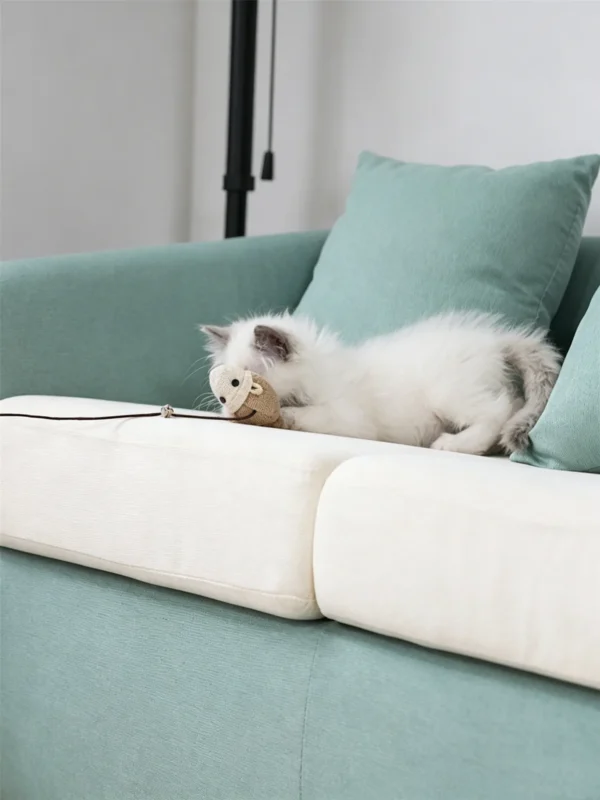 Wooden Handle Cat Teaser Wand – Interactive Toy for Cats