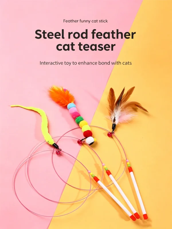 Assorted Cat Teaser Wands – 8 Styles to Choose From