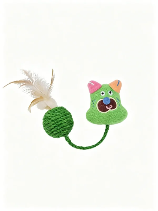 图片处理需求 (1)_副本-compressed Sisal Rattle Ball for Cats – Natural Sisal, Active Play