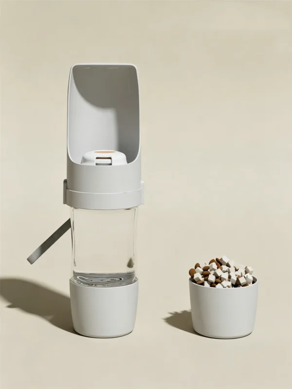 2-in-1 Pet Water & Food Cup – 16oz & 6.7 oz