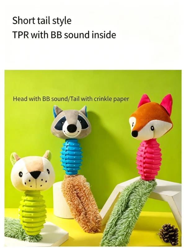 Squeaky Animal Plush Toy for Pets