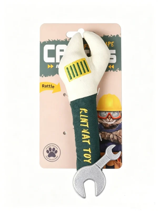 Catnip Plush Toy – Tool Series, Novelty Shapes for Cats