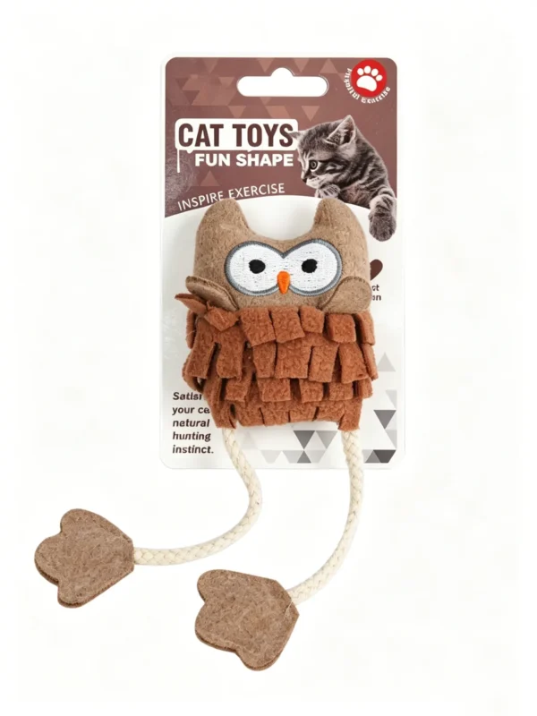 Catnip Plush Toy – Coffee Series, Soft Plush for Indoor Cats