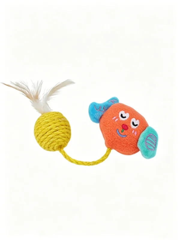 图片处理需求 (2)_副本-compressed Sisal Rattle Ball for Cats – Natural Sisal, Active Play