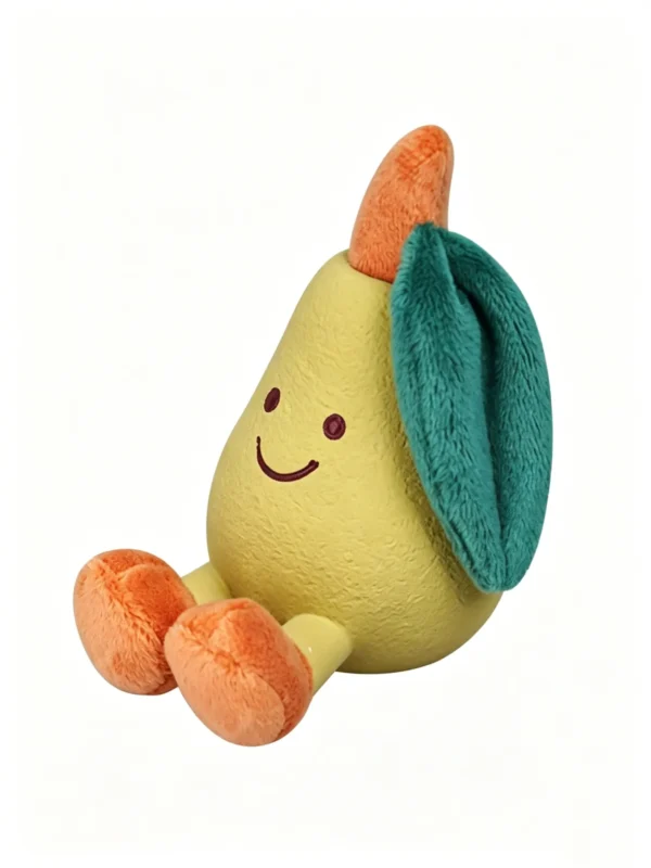 Squeaky Latex Plush Fruit Toy for Dogs – Soft & Durable