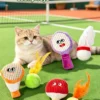 Sports Themed Catnip Plush Toy – Mini Balls with Catnip