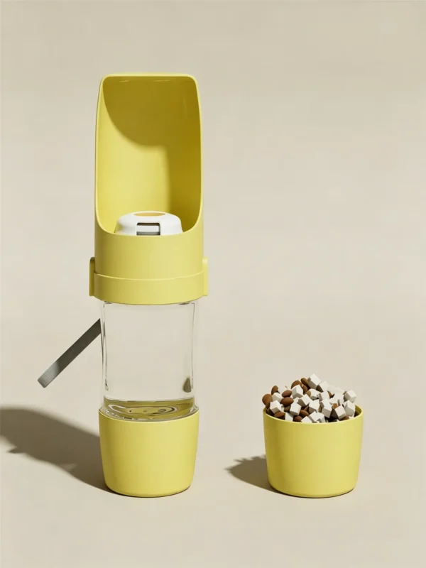 2-in-1 Pet Water & Food Cup – 16oz & 6.7 oz