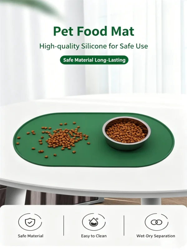 Silicone Waterproof Cat and Dog Food Mat