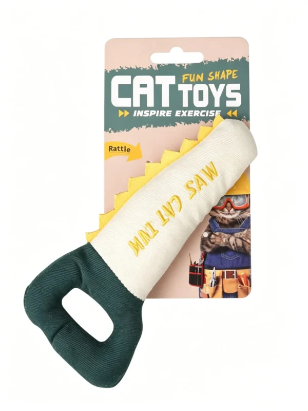 Catnip Plush Toy – Tool Series, Novelty Shapes for Cats