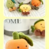 Squeaky Latex Plush Fruit Toy for Dogs – Soft & Durable