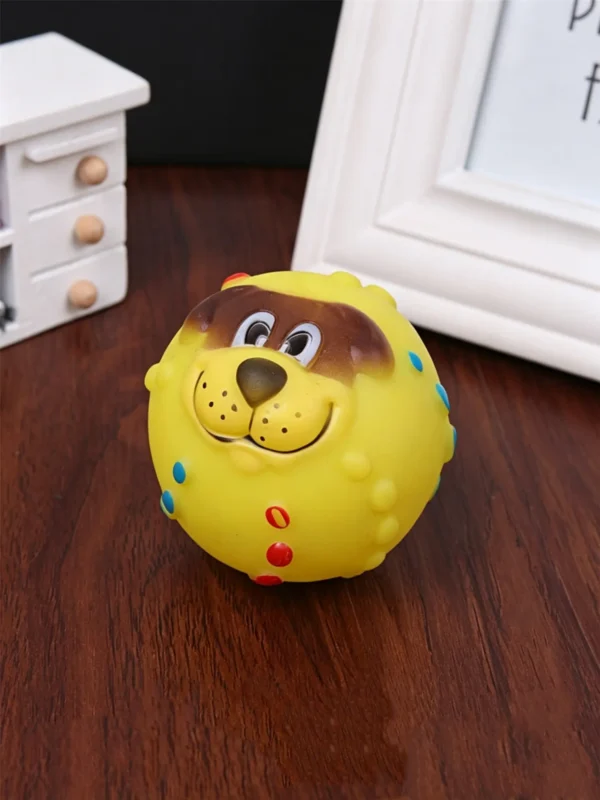 图片处理需求 (5)_副本-compressed Squeaky Dog Face-Shaped Ball Toy for Pets – Soft & Fun