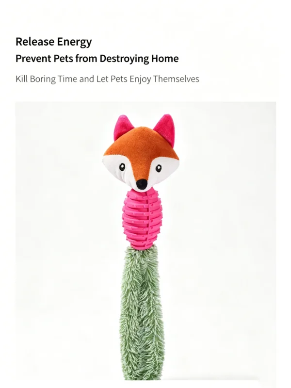 Squeaky Animal Plush Toy for Pets