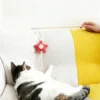 Wooden Handle Cat Teaser Wand – Interactive Toy for Cats