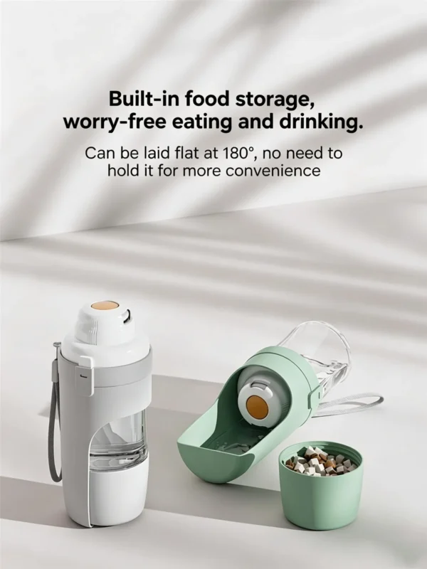 2-in-1 Pet Water & Food Cup – 16oz & 6.7 oz