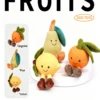 Squeaky Latex Plush Fruit Toy for Dogs – Soft & Durable