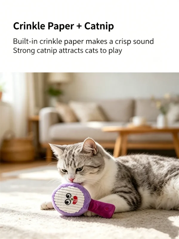 Sports Themed Catnip Plush Toy – Mini Balls with Catnip