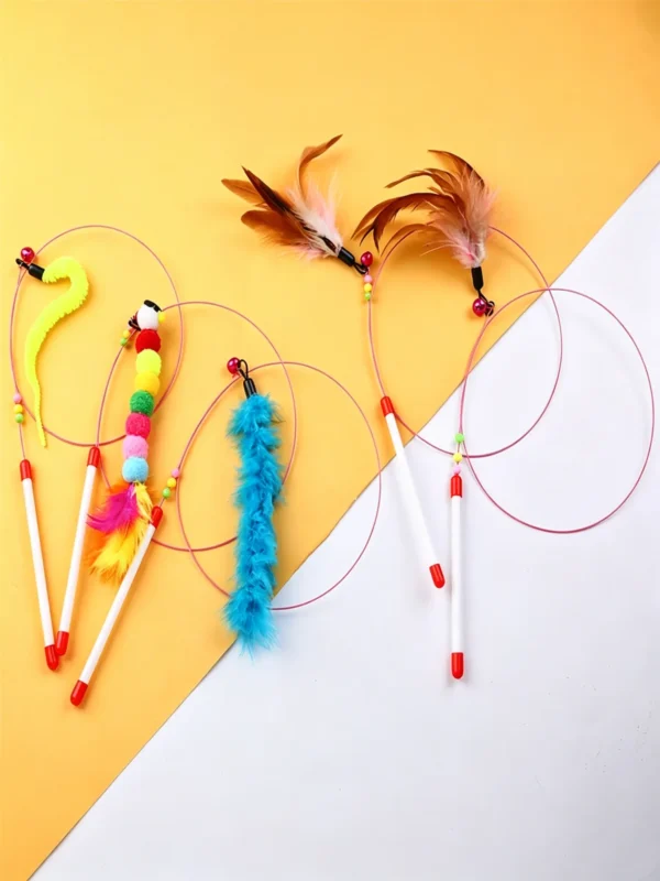 Assorted Cat Teaser Wands – 8 Styles to Choose From