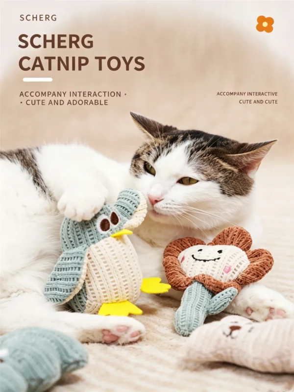 Catnip Plush Toy Series – Soft Interactive Cat Toys Collection