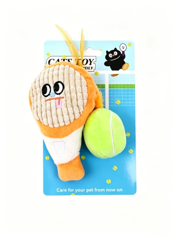 Sports Themed Catnip Plush Toy – Mini Balls with Catnip