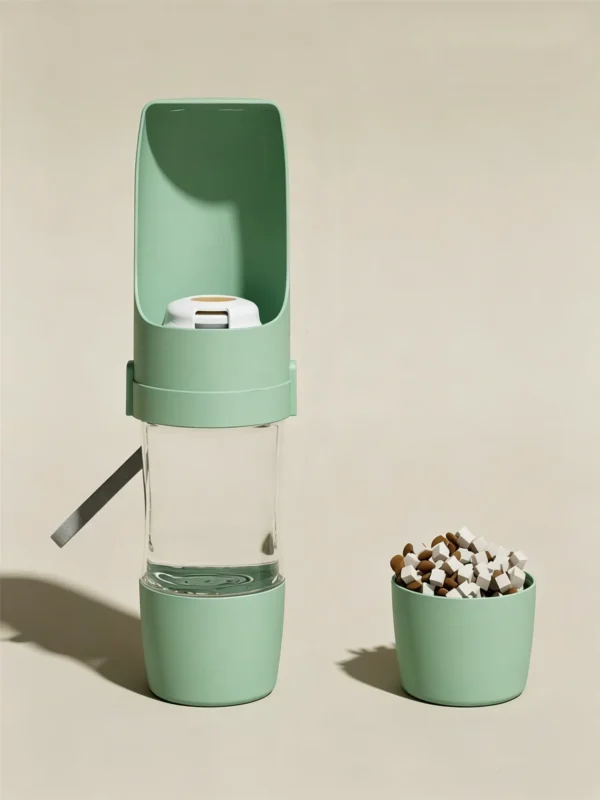 2-in-1 Pet Water & Food Cup – 16oz & 6.7 oz
