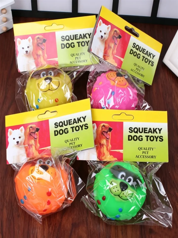 图片处理需求_副本-compressed Squeaky Dog Face-Shaped Ball Toy for Pets – Soft & Fun