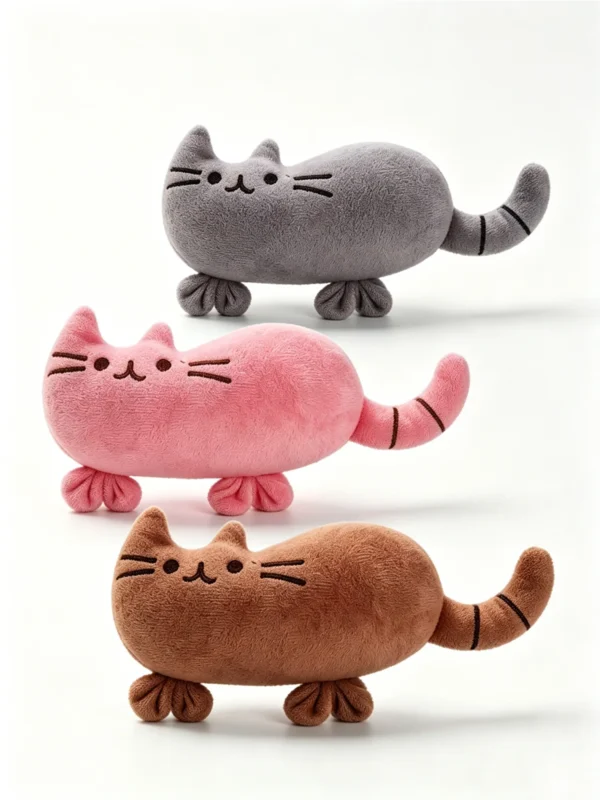 Catnip Plush Toy – Short & Soft for Small Cats
