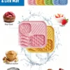 Silicone Pet Licking Mat Slow Feeder Bowl 5.9×7.87in