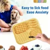Silicone Pet Licking Mat Slow Feeder Bowl 5.9×7.87in
