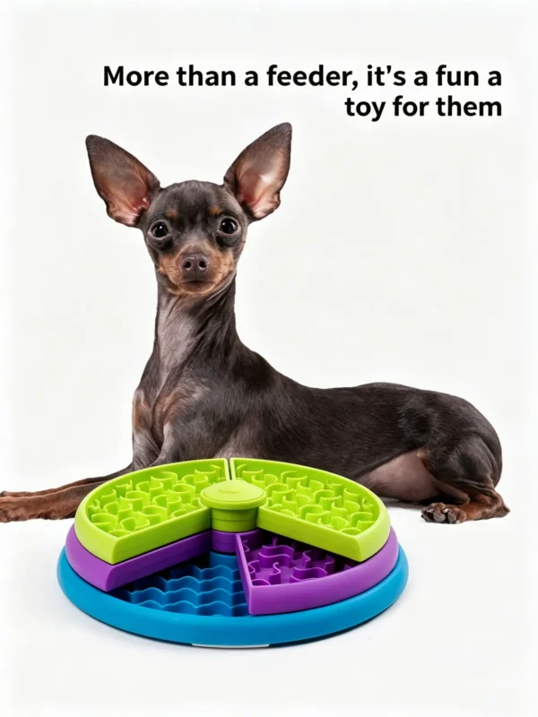Pet Slow Feeder Turntable 3 Layers 10×10in