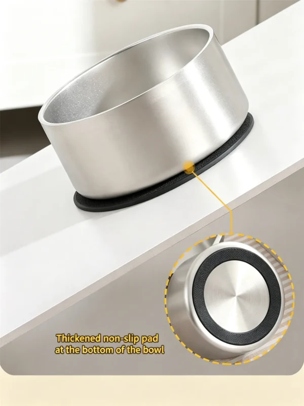 304 Stainless Steel Extra Large Capacity Pet Bowl 100 Ounces