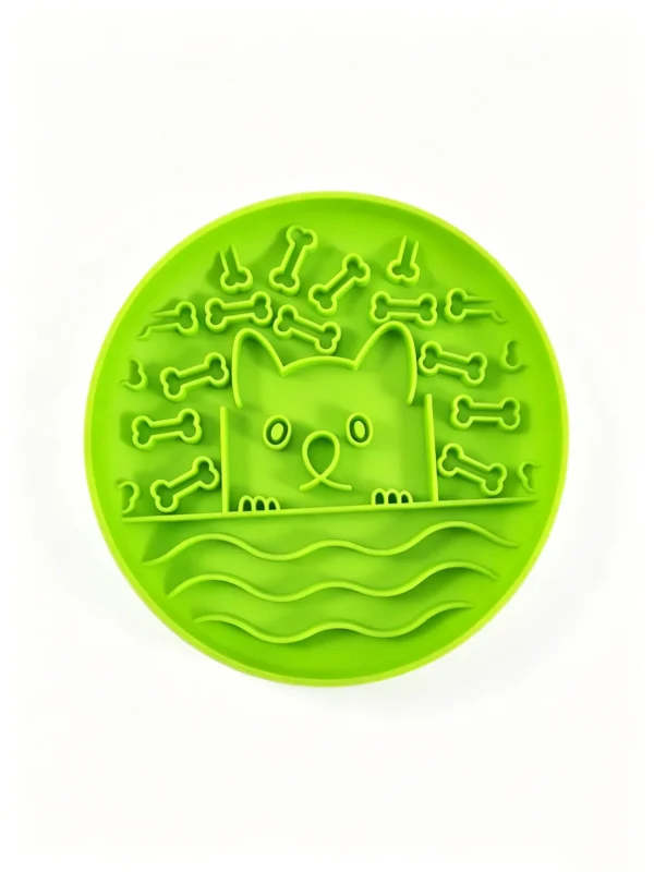 Pet Feeding Non-Slip Waterproof Silicone Bowl 7.5×7.5in