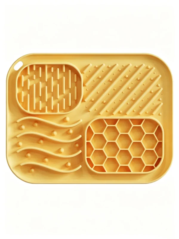 Silicone Pet Licking Mat Slow Feeder Bowl 5.9×7.87in