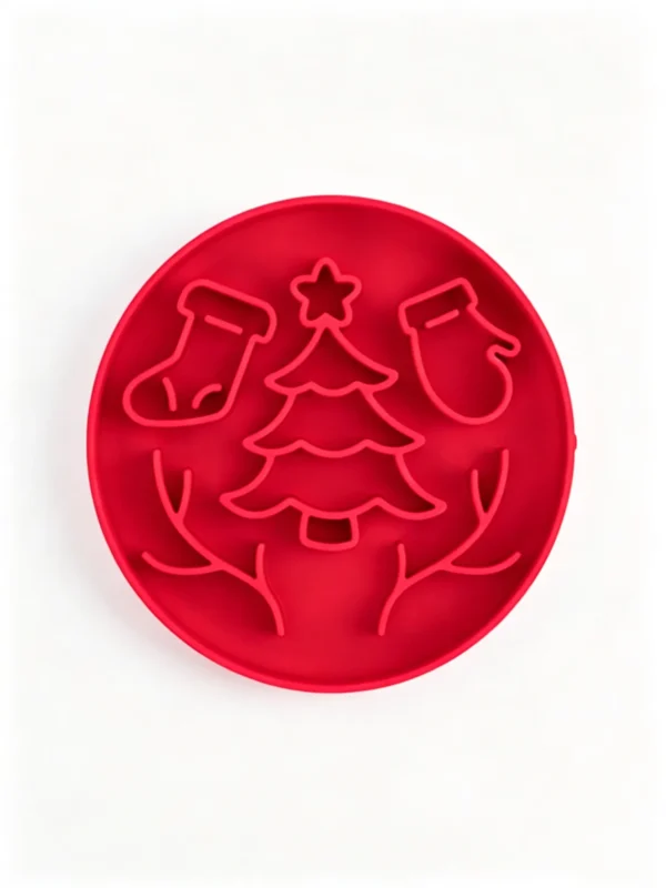 Silicone Pet Slow Feeder Bowl 7.8×7in