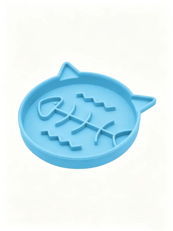 Silicone Pet Slow Feeder Bowl 7×7in