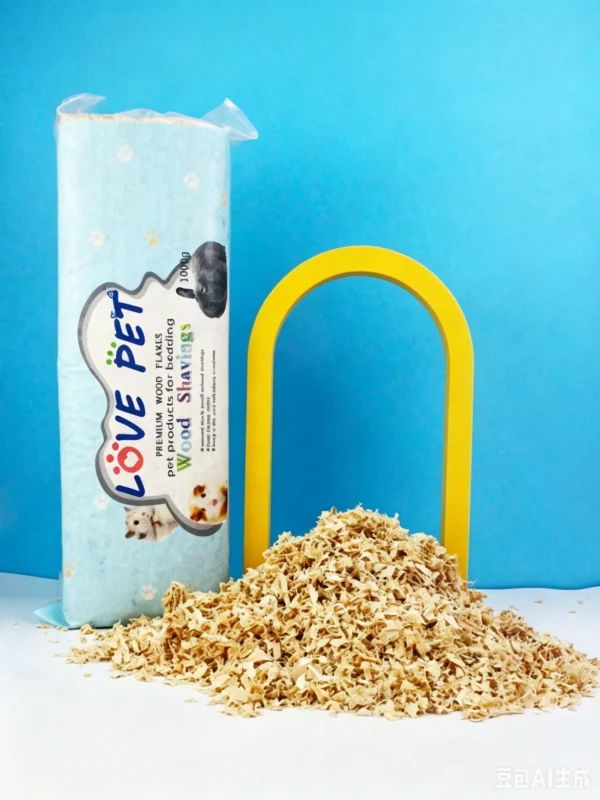 Pet Cage Bedding Wood Shavings （original flavo1.1-2.2 lbs)