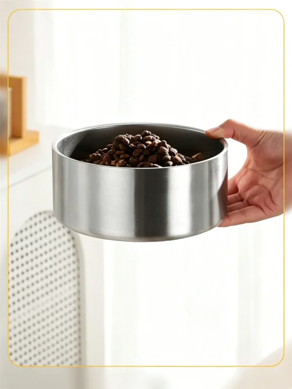 304 Stainless Steel Extra Large Capacity Pet Bowl 100 Ounces