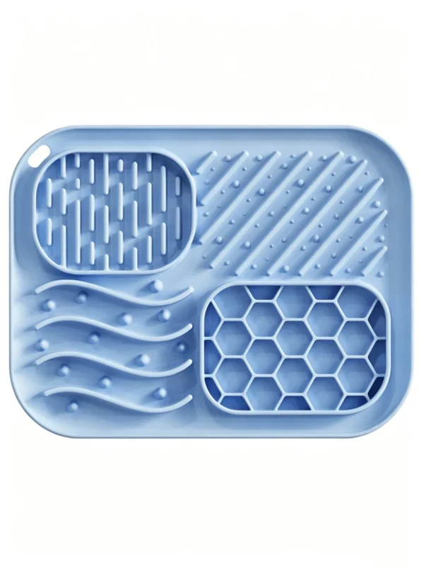 Silicone Pet Licking Mat Slow Feeder Bowl 5.9×7.87in