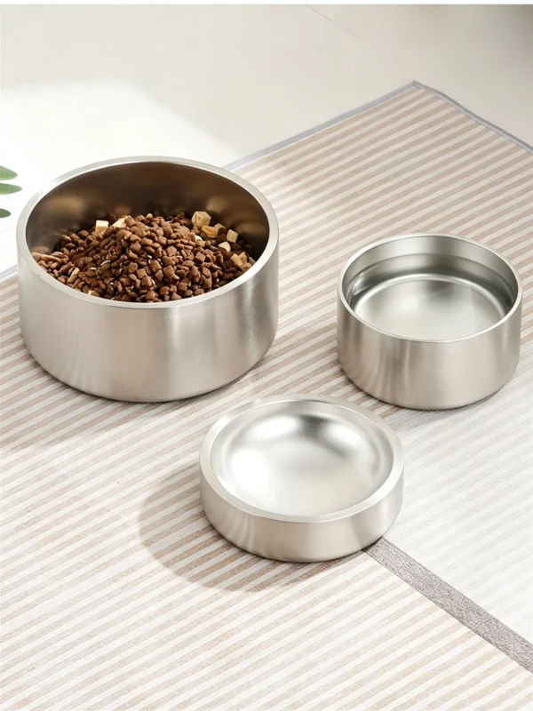 304 Stainless Steel Extra Large Capacity Pet Bowl 100 Ounces