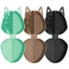 Silicone Pet Licking Mat Non-Slip Foldable Placemat 13.3×7.6in