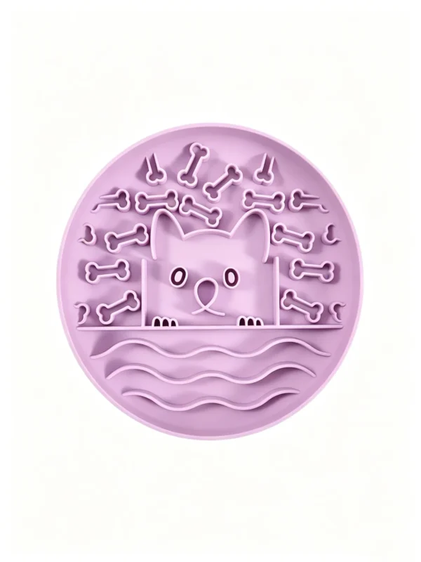 Pet Feeding Non-Slip Waterproof Silicone Bowl 7.5×7.5in