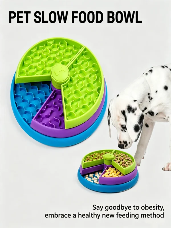 Pet Slow Feeder Turntable 3 Layers 10×10in