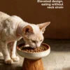 图片尺寸调整与翻译 (8)_副本-compressed Ceramic bowl with oak base, suitable for both cats and dogs
