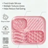 Silicone Pet Licking Mat Slow Feeder Bowl 5.9×7.87in